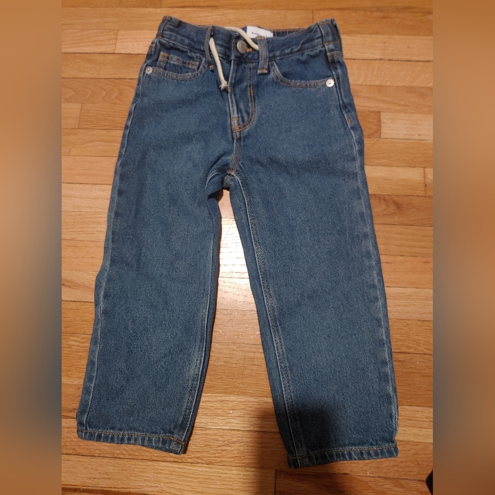 Old Navy Blue Denim Kids Barrel Jeans / Size 3t